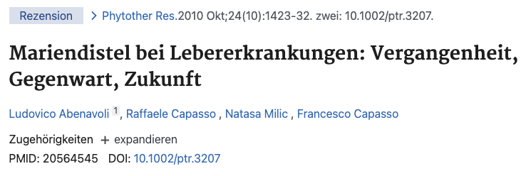 Studie Mariendistel