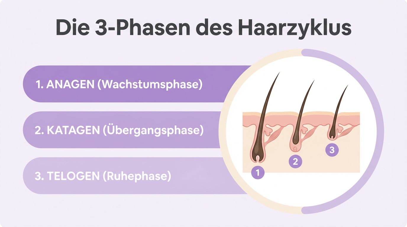 Haarzyklus Phasen