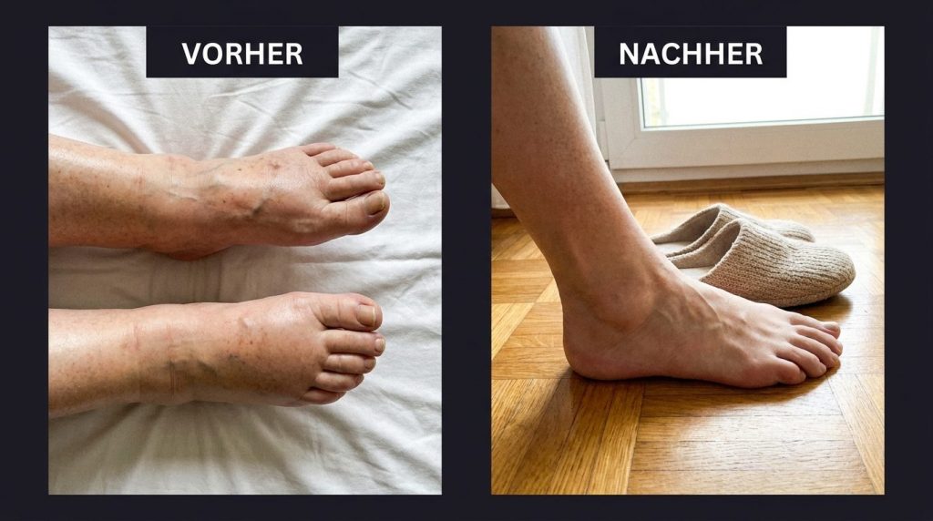 Wassereinlagerung Vorher Nachher